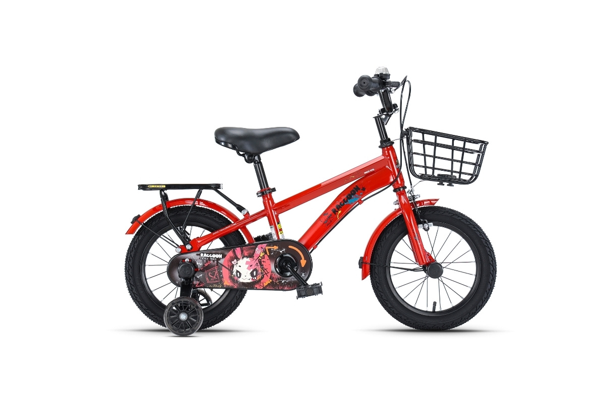 Xe Đạp Trẻ Em Raccoon Mason 14 Inch Màu Đỏ Xe Đạp Trẻ Em Raccoon Mason 14 Inch Màu Đỏ