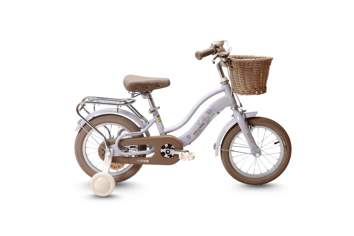 Xe Đạp Trẻ Em Raccoon Nina 16 Inch Màu Tím Xe Đạp Trẻ Em Raccoon Nina 16 Inch Màu Tím