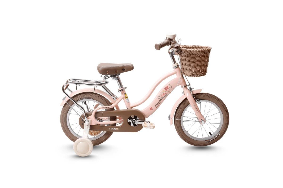 Xe Đạp Trẻ Em Raccoon Nina 18 Inch Màu Hồng Xe Đạp Trẻ Em Raccoon Nina 18 Inch Màu Hồng