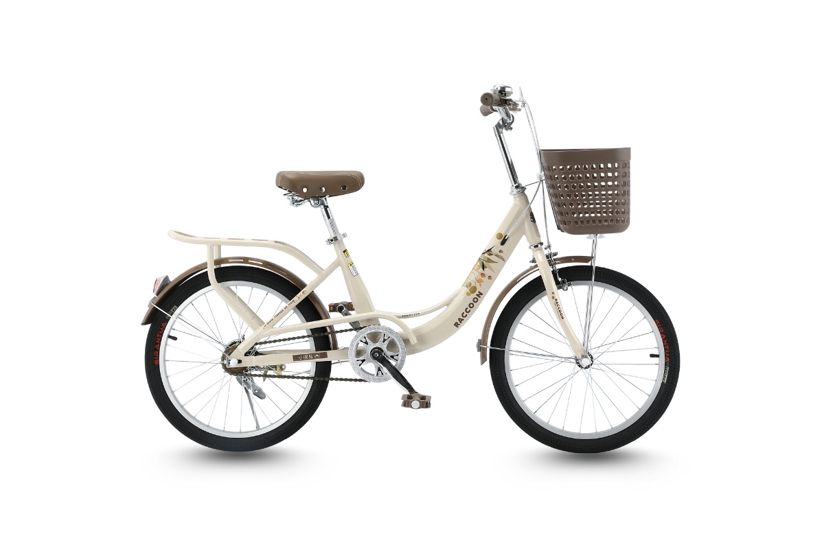 Xe Đạp Trẻ Em Raccoon Rina 22 Inch Màu Trắng Xe Đạp Trẻ Em Raccoon Rina 22 Inch Màu Trắng