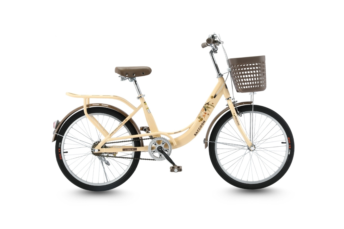 Xe Đạp Trẻ Em Raccoon Rina 22 Inch Màu Vàng Xe Đạp Trẻ Em Raccoon Rina 22 Inch Màu Vàng