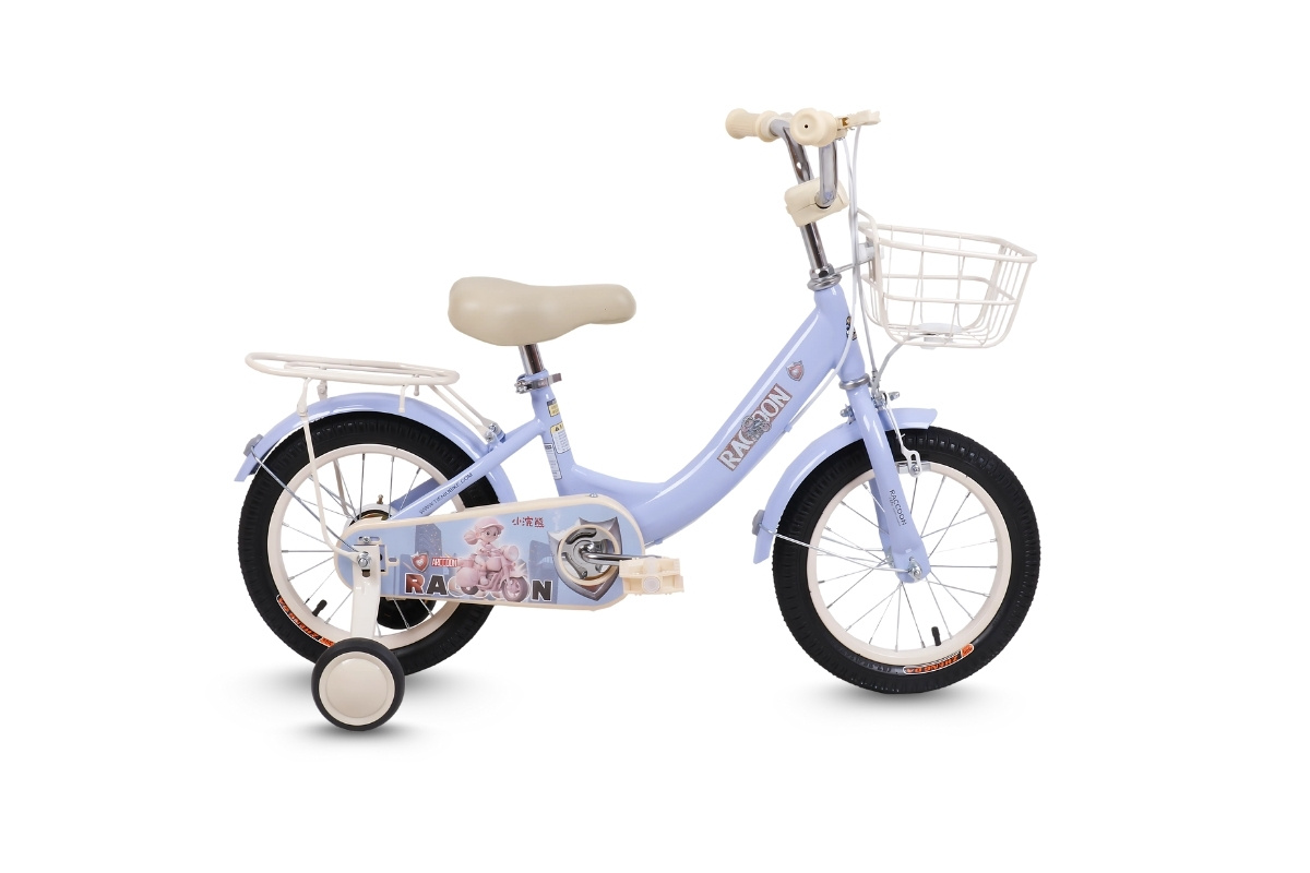 Xe Đạp Trẻ Em Raccoon Tina 14 Inch Màu Tím Xe Đạp Trẻ Em Raccoon Tina 14 Inch Màu Tím