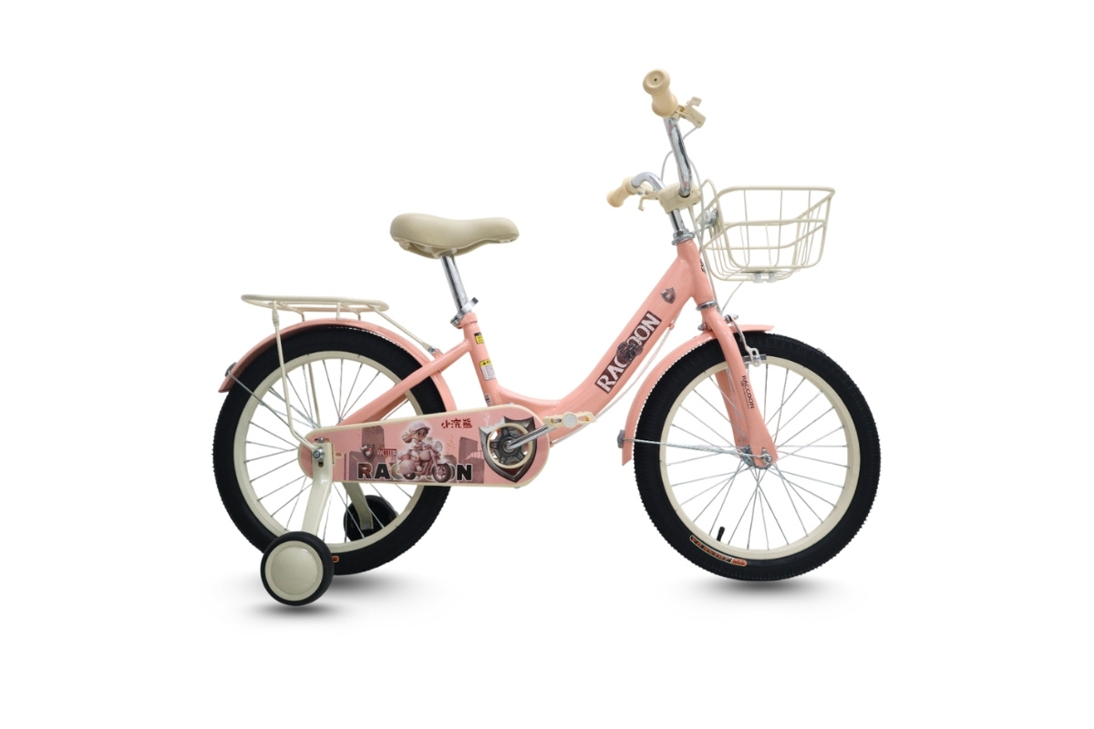 Xe Đạp Trẻ Em Raccoon Tina 18 Inch Màu Hồng Xe Đạp Trẻ Em Raccoon Tina 18 Inch Màu Hồng