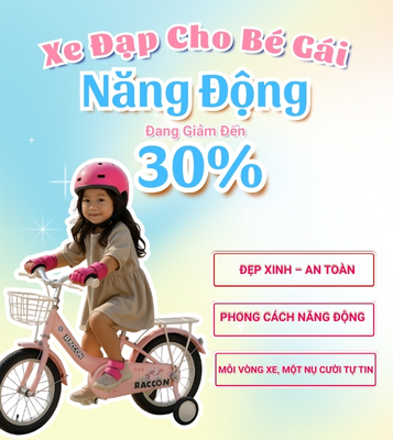 xe đạp cho bé gái