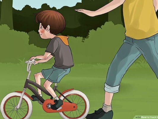 Chọn xe đạp vừa vặn với chiều cao của bé