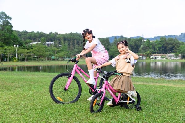 Một chiếc xe vừa vặn sẽ giúp bé thoải mái khi đạp xe và hạn chế rủi ro bị ngã.