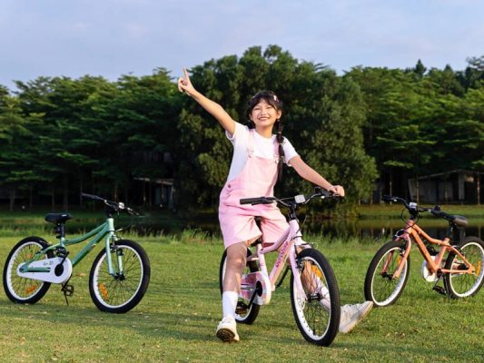 Xe 2 bánh phù hợp với những bé đã có sự tự tin vào việc đạp xe và giữ thăng bằng