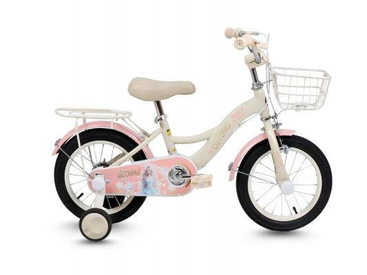 Xe đạp bé gái Qitong Anna 14 inch màu sắc ngọt ngào