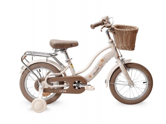 Xe đạp bé gái Raccoon Nina 16 inch màu sắc nhẹ nhàng, tươi sáng