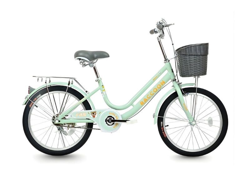 Xe đạp bé gái Raccoon Lina 20 inch màu sắc nhẹ nhàng, nữ tính
