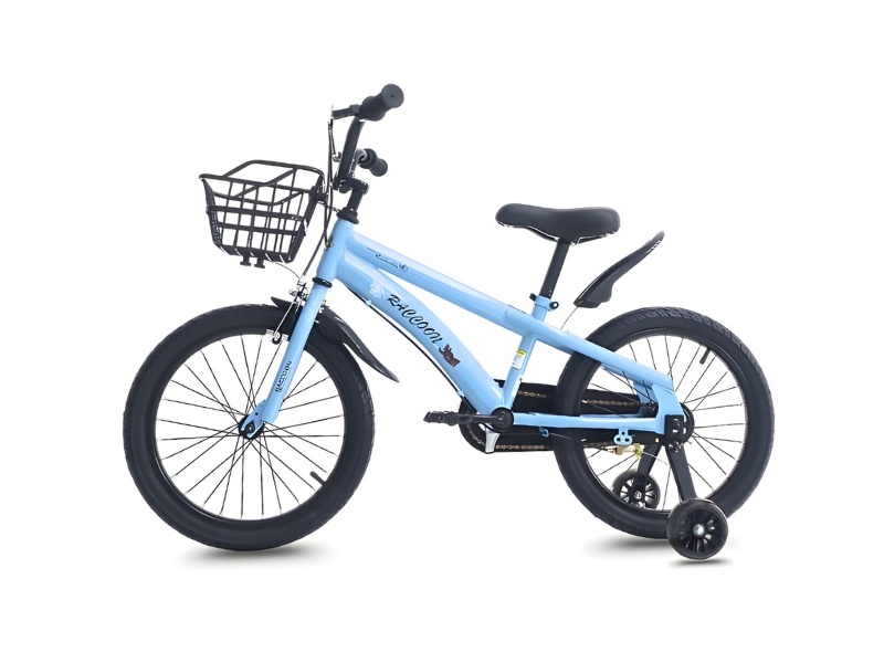 Xe đạp bé trai Raccoon Jason 18 inch màu xanh năng động